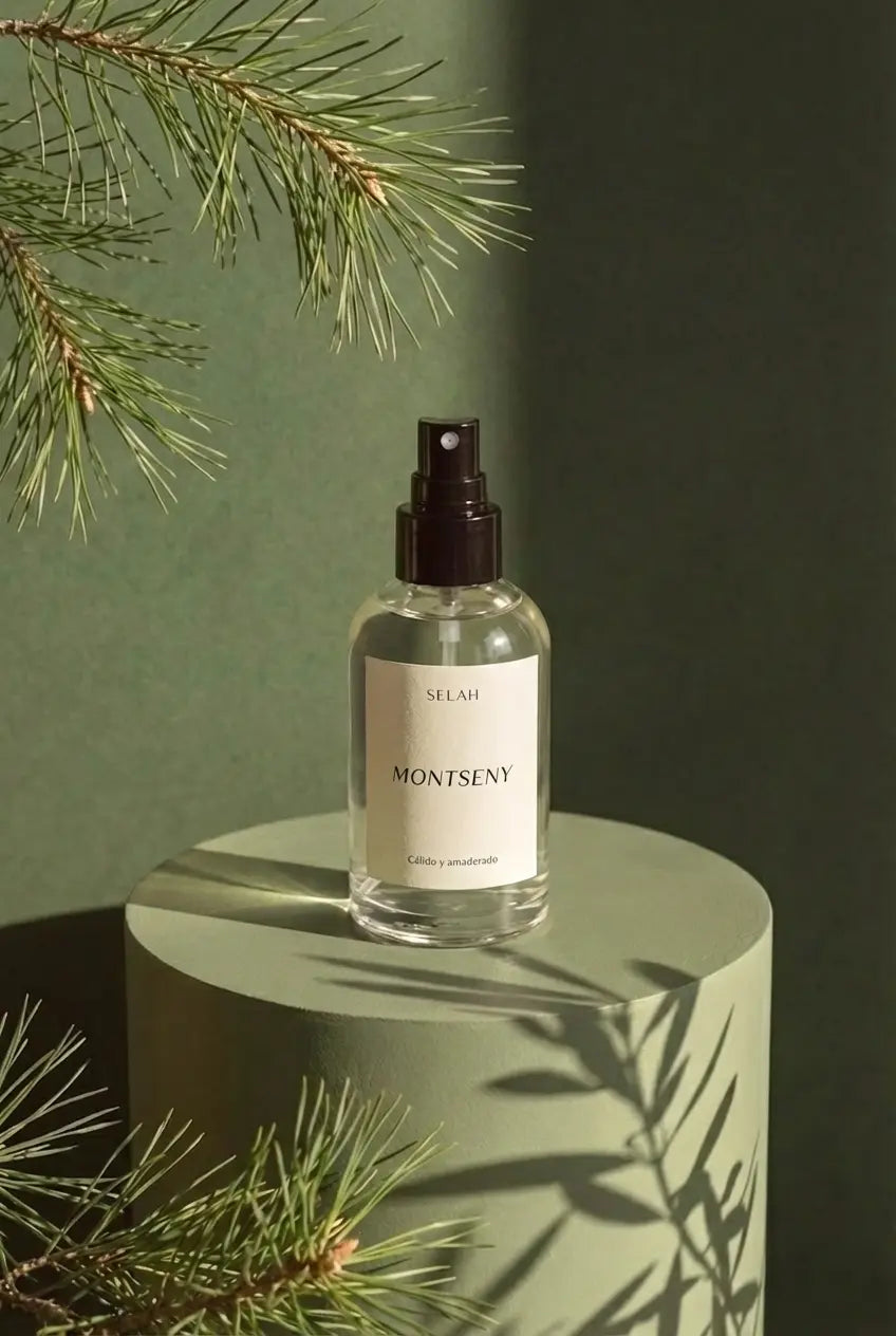 Bruma de hogar artesanal Montseny para aromatizar textiles y estancias con esencias naturales - Rincón Selah